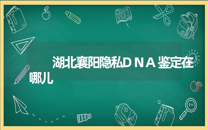 湖北襄阳隐私DNA鉴定在哪儿