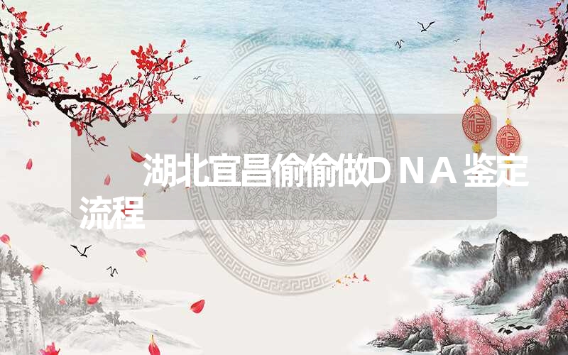 湖北宜昌偷偷做DNA鉴定流程