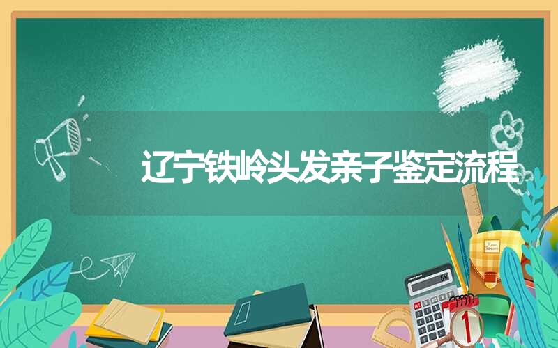 辽宁铁岭头发亲子鉴定流程