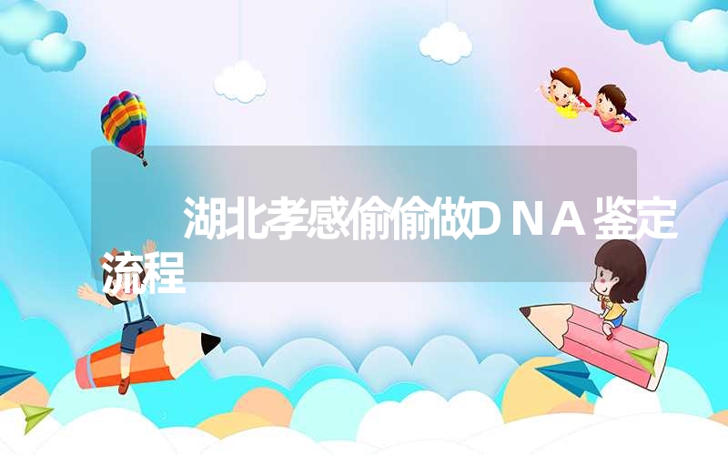 湖北孝感偷偷做DNA鉴定流程